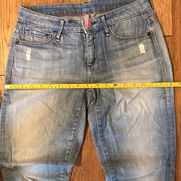 🇺🇸 EARNEST SEWN sz 26 Esra Mid-Rise Skinny Jeans Premium Salvage Light Denim - Picture 12 of 16